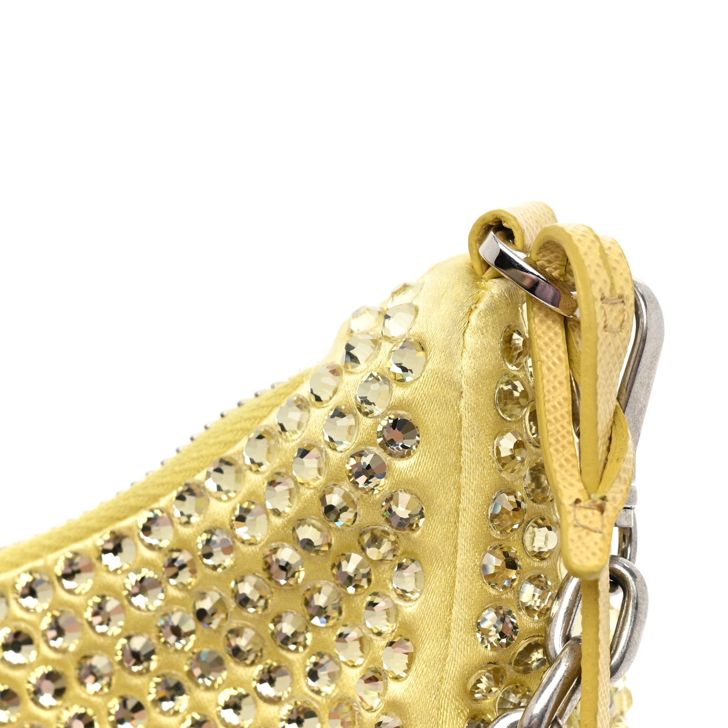 Satin Crystal Re-Edition 2005 Shoulder Bag Ananas