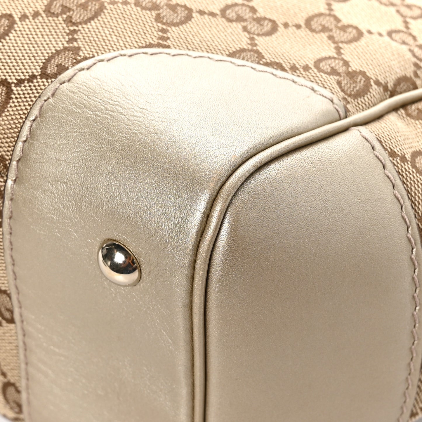 Monogram Web Medium Mayfair Tote Gold