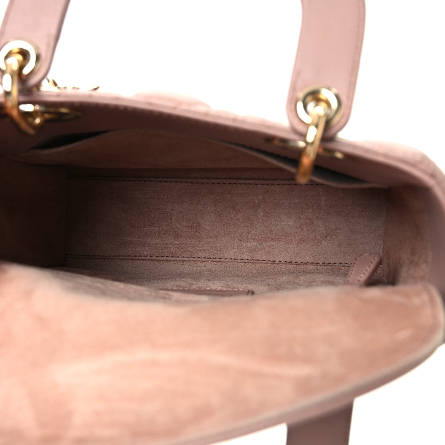 Christian Dior Lambskin Cannage Small My ABCDior Lady Dior Blush 6 of 13