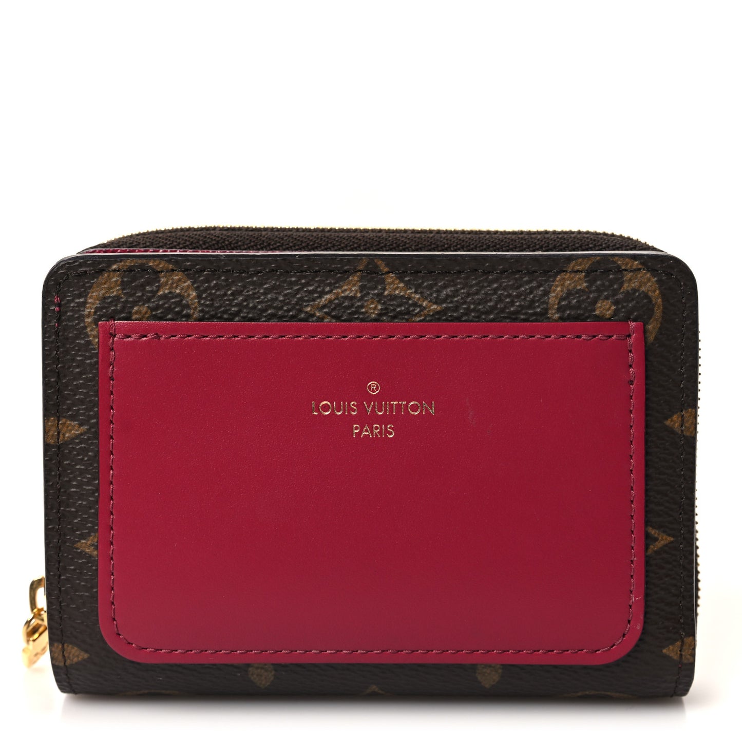 Monogram Lou Zippy Compact Wallet Red