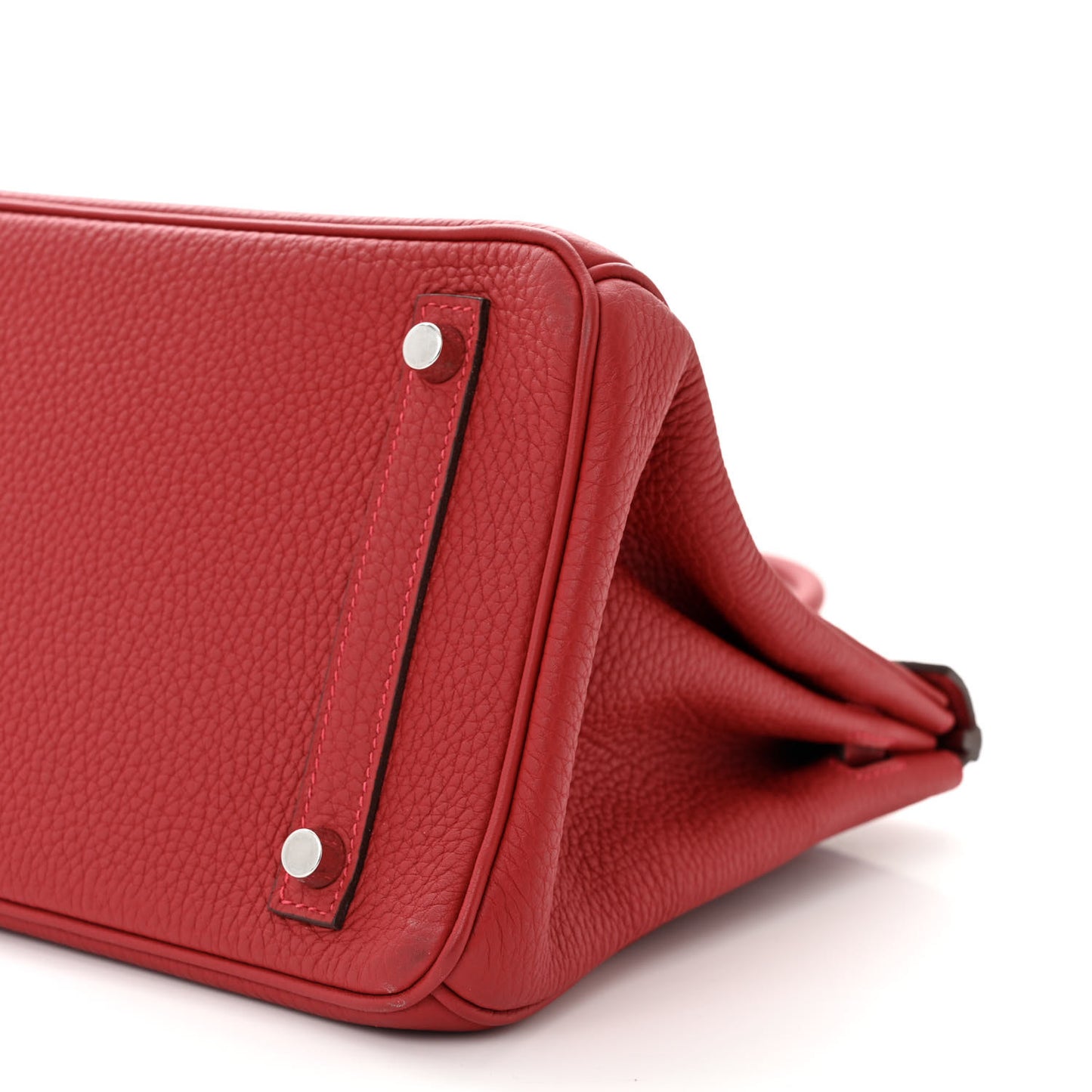 Taurillon Clemence Birkin 30 Rouge Piment