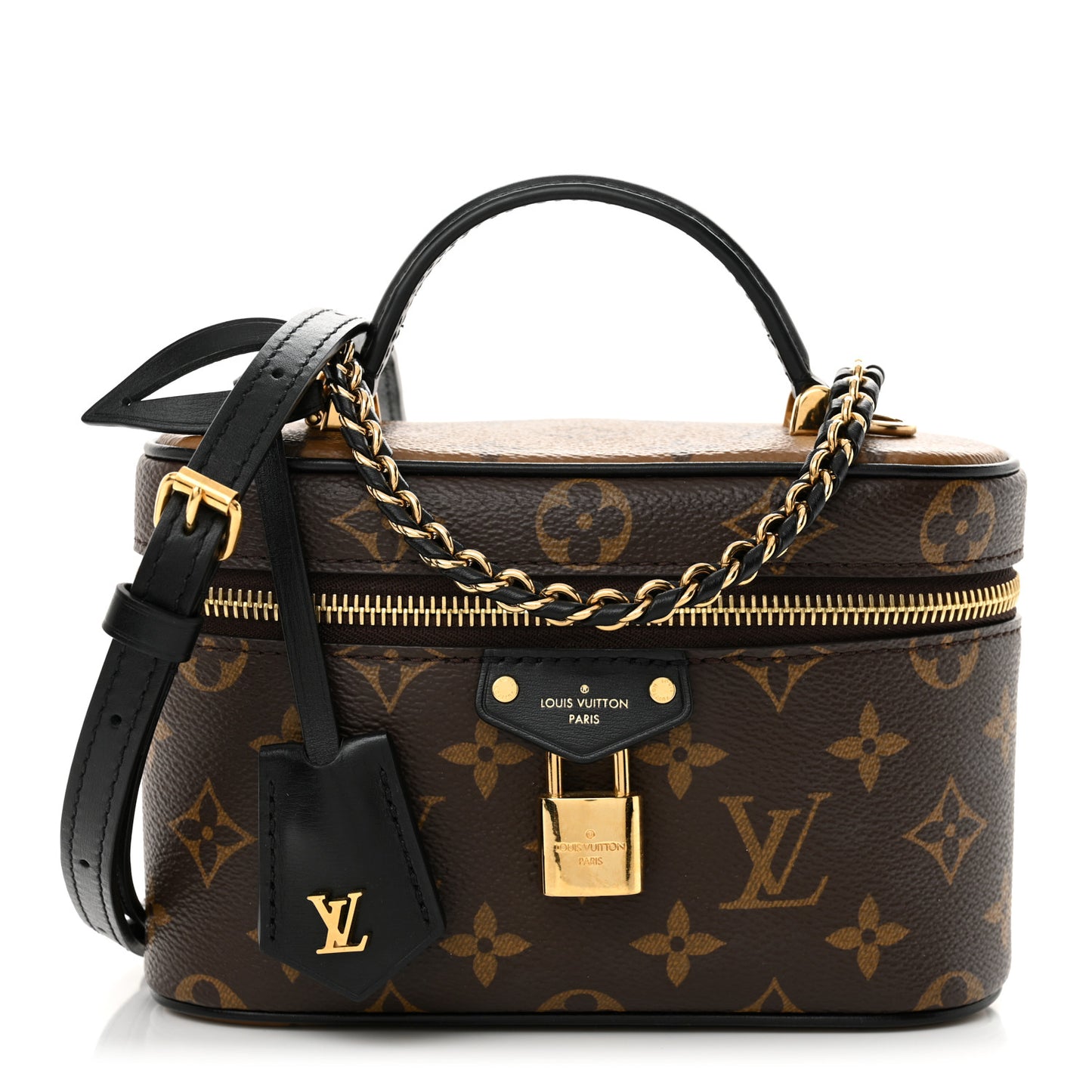 Reverse Monogram Vanity Chain Pouch
