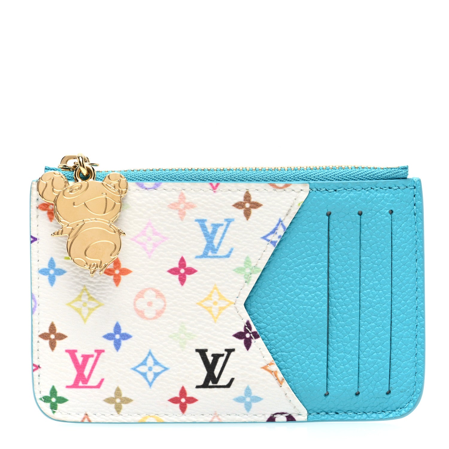 Louis Vuitton LV X TM Monogram Romy Card Holder Kabira Blue 1 of 7
