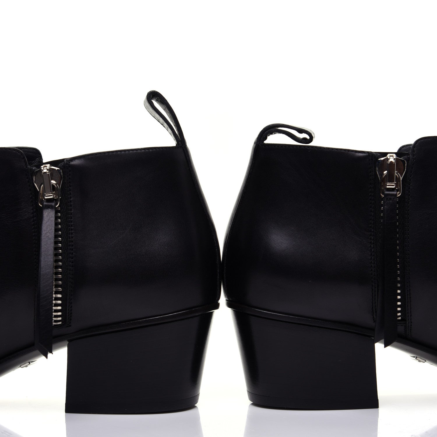 Gucci Kid Ankle Booties 38 Black 10 of 11