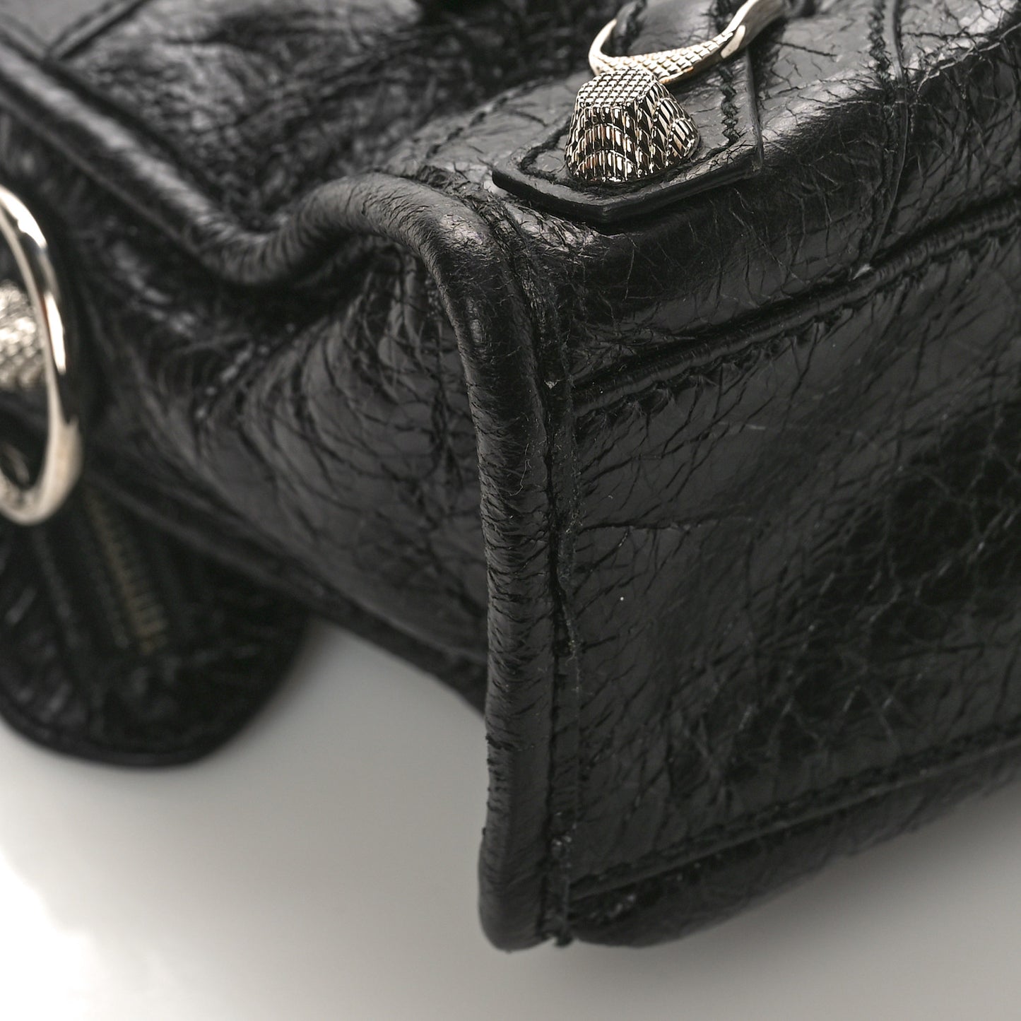 Agneau Giant 12 Silver Hardware Mini City Black