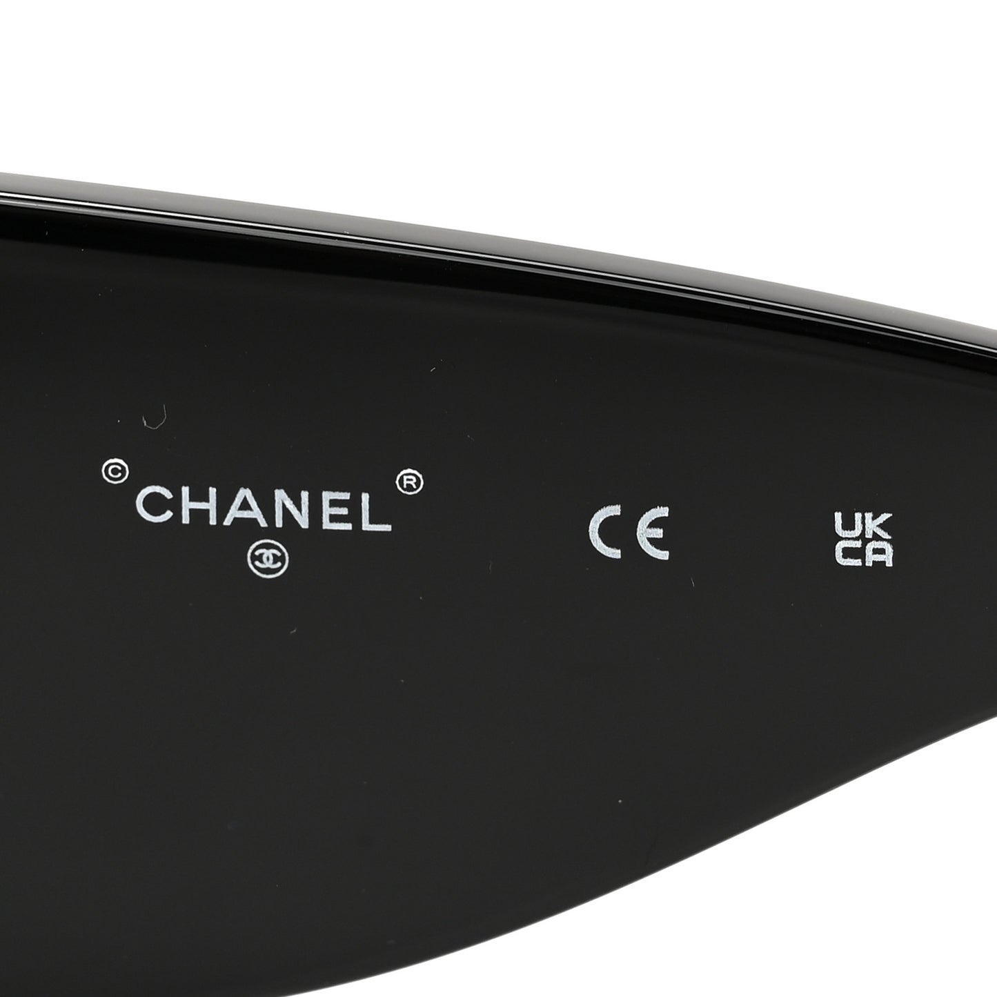 Acetate CC Logo Square Sunglasses 71628 Black Multicolor