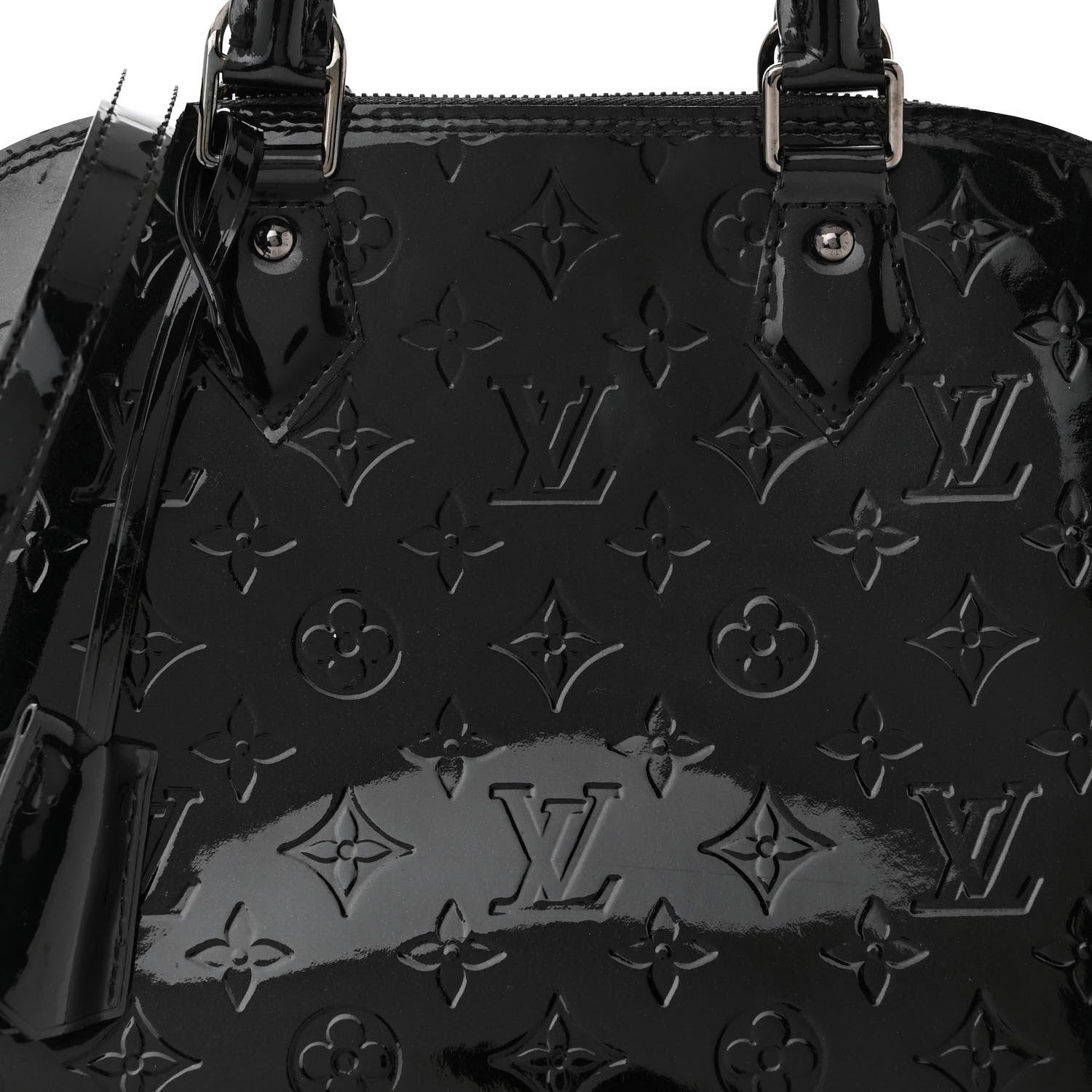 Louis Vuitton Vernis Alma PM Noir Magnetique 8 of 12