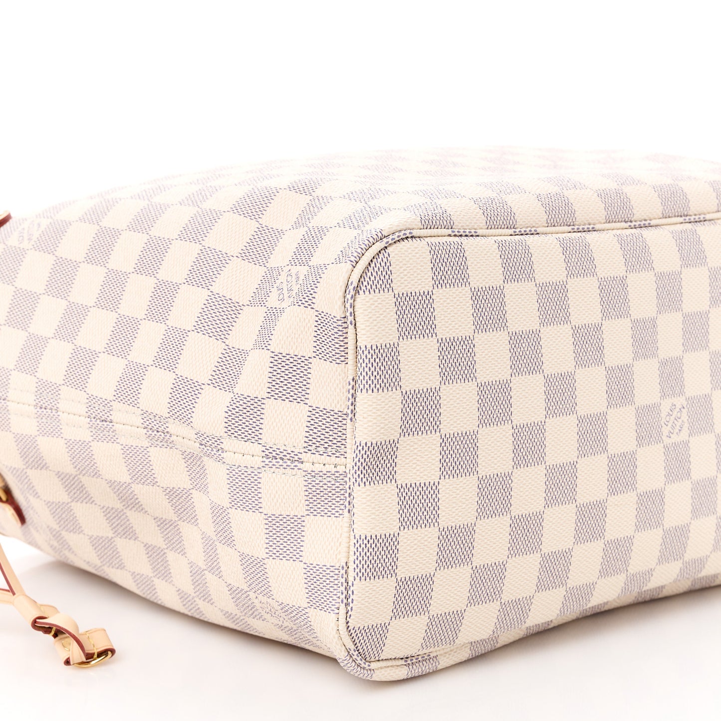 Damier Azur Neo Neverfull MM Rose Ballerine