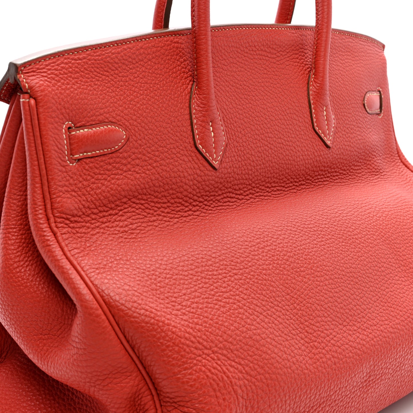 Taurillon Clemence Birkin 40 Sanguine