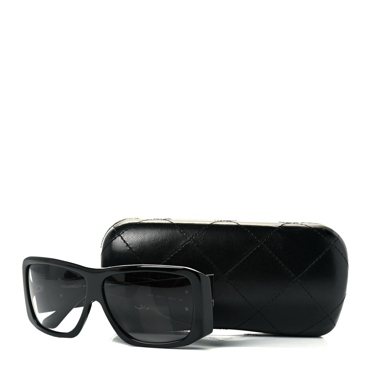 Acetate CC Logo Sunglasses 5079 Black
