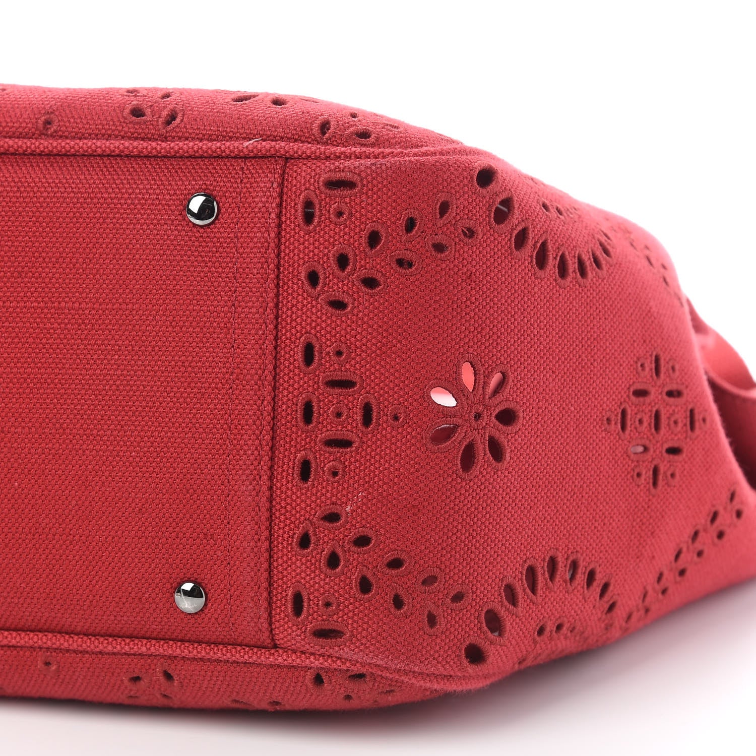 Valentino Garavani Canvas Atelier 08 San Gallo Edition Large Tote Bag Red 9 of 9