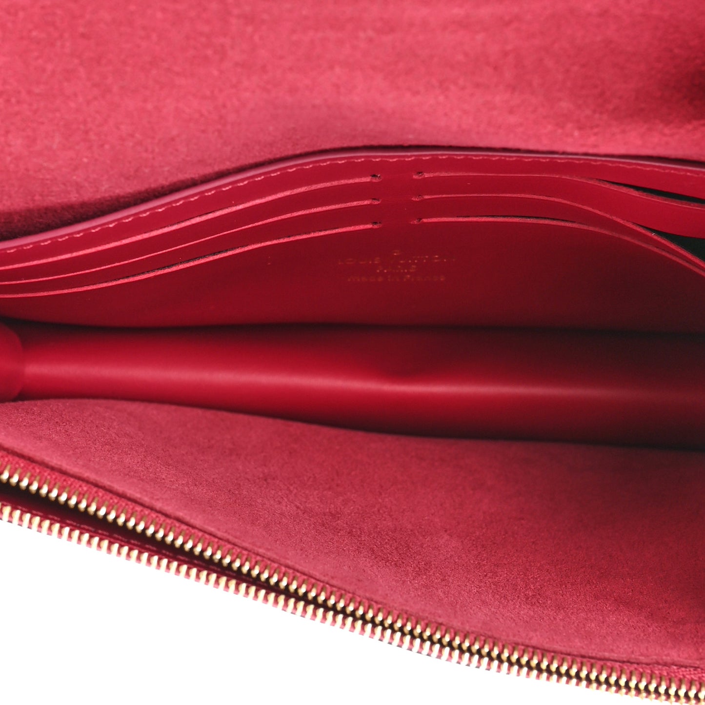 Monogram Flore Chain Wallet Fuchsia