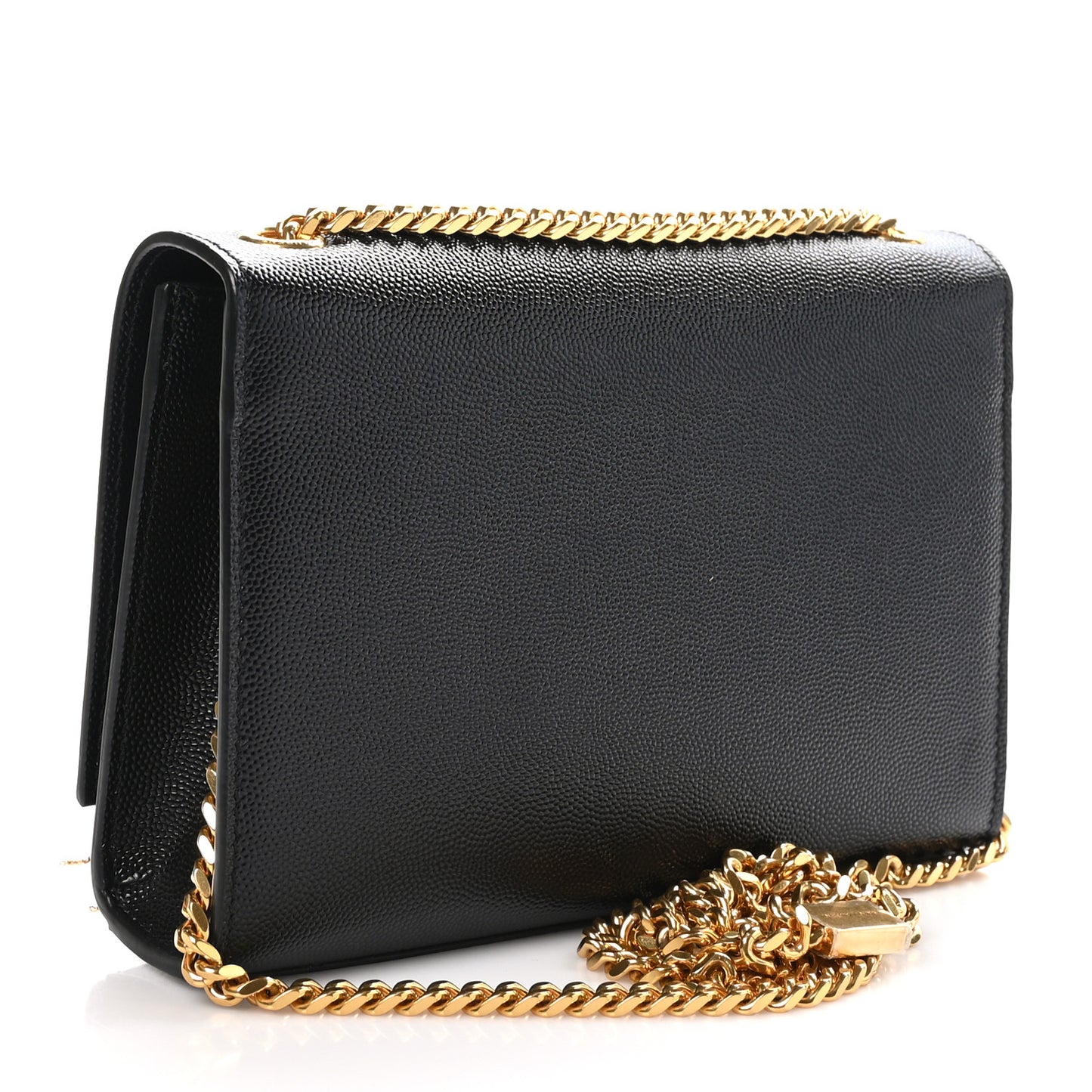Grain De Poudre Small Classic Monogram Kate Tassel Satchel Black