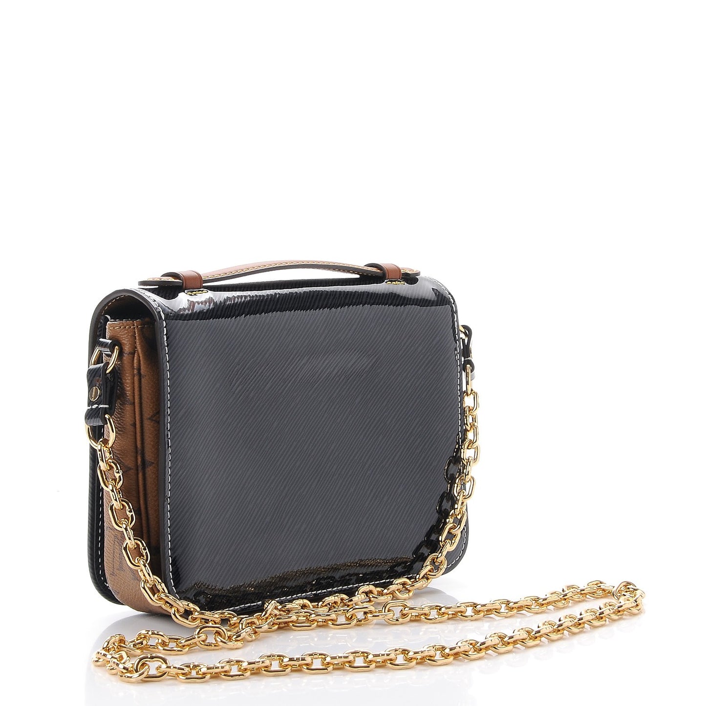 Shiny Epi Reverse Monogram Pochette Metis Mini Marine