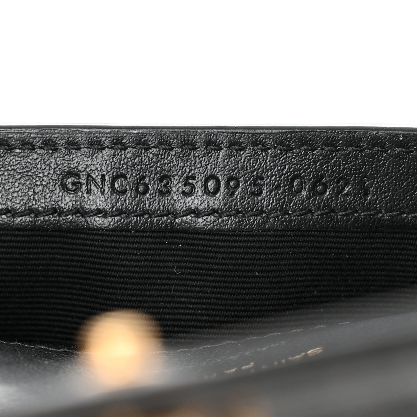 Crocodile Embossed Monogram Phone Holder Crossbody Black