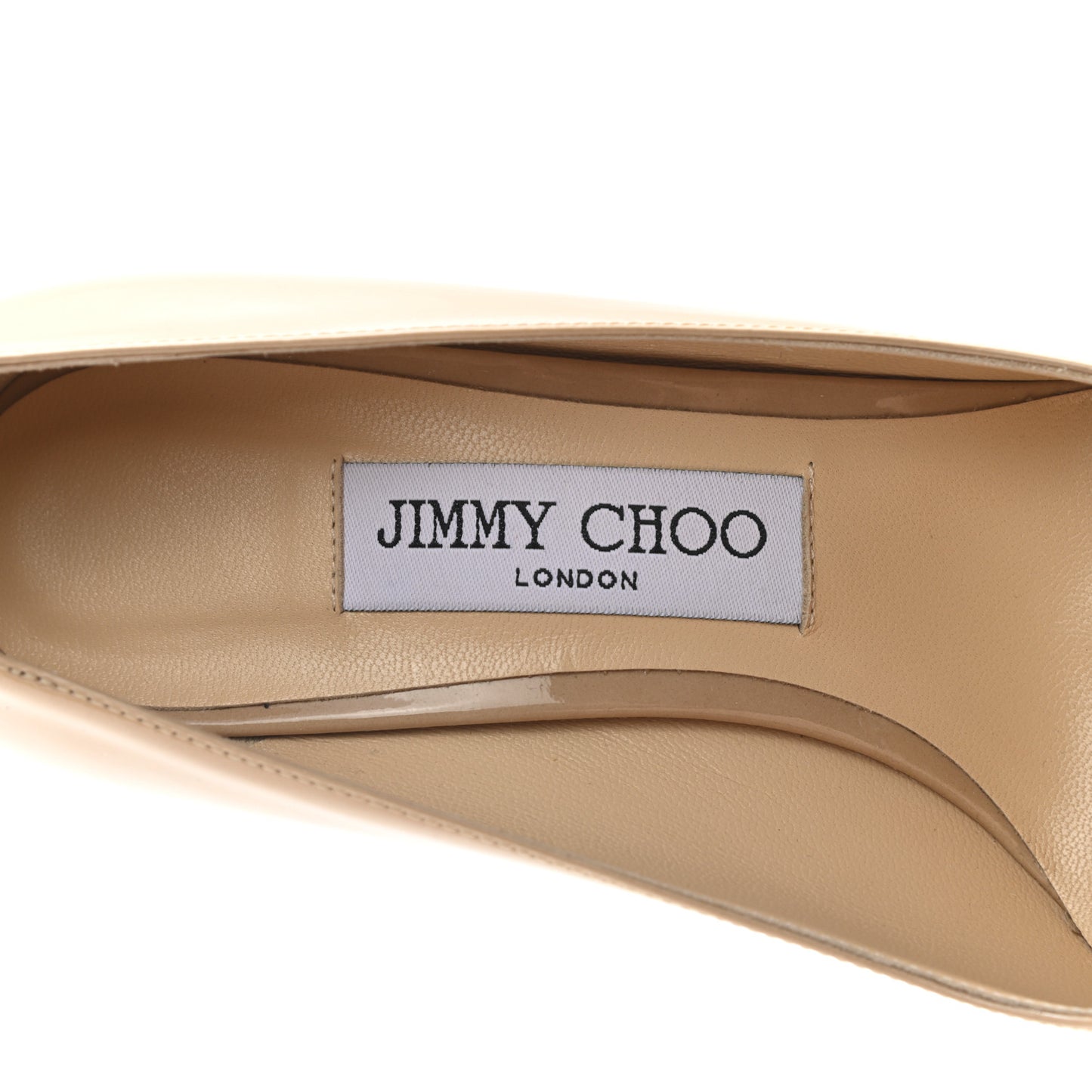Patent Pointy Toe Romy 100 Pumps 36.5 Nude