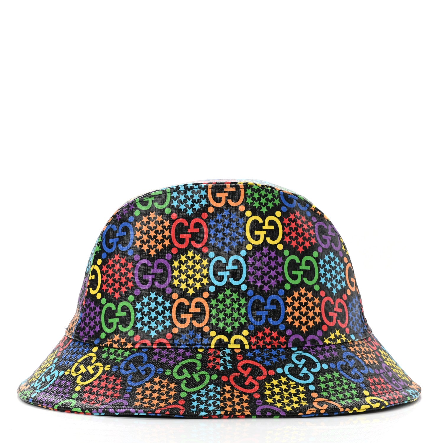 Gucci GG Supreme Monogram Psychedelic Fedora Hat M Multicolor 4 of 11
