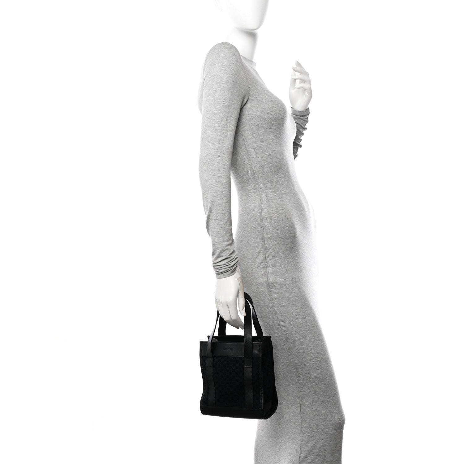 Gucci Square G Fabric Mini Tote Black 2 of 14