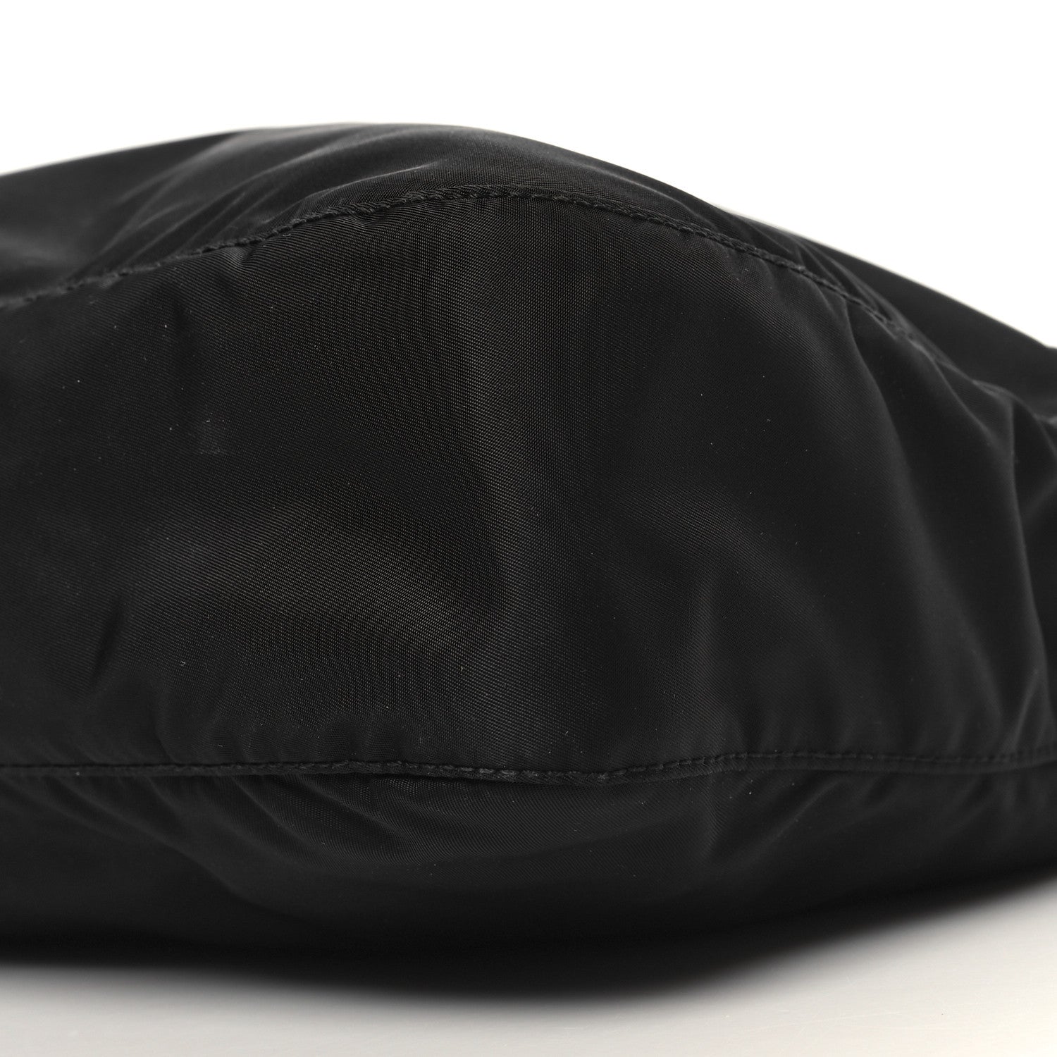 Prada Re-Nylon Vela Saffiano Pocket Double Zip Messenger Bag Black 9 of 9