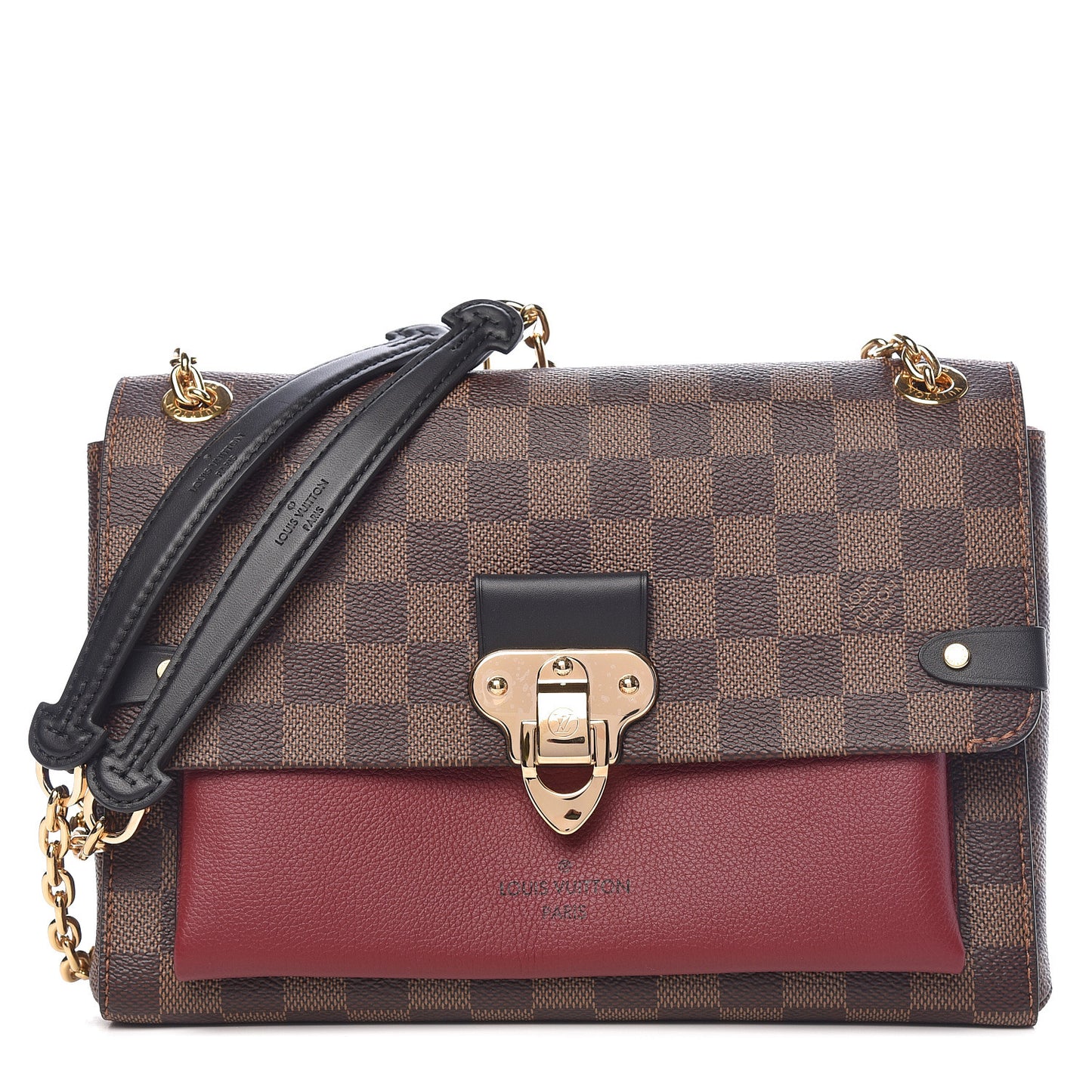 Damier Ebene Vavin PM Bordeaux