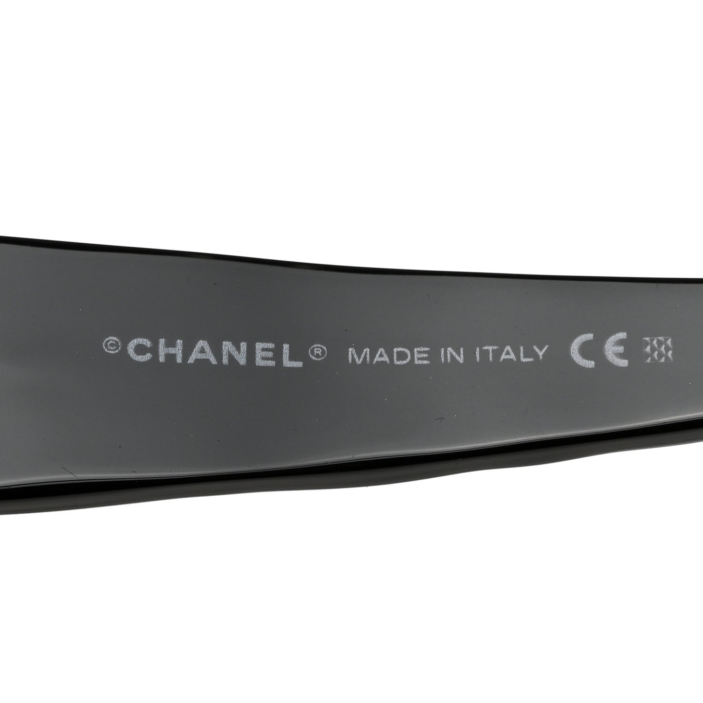 Acetate Quilted Shield Sunglasses 4126 Black Gray