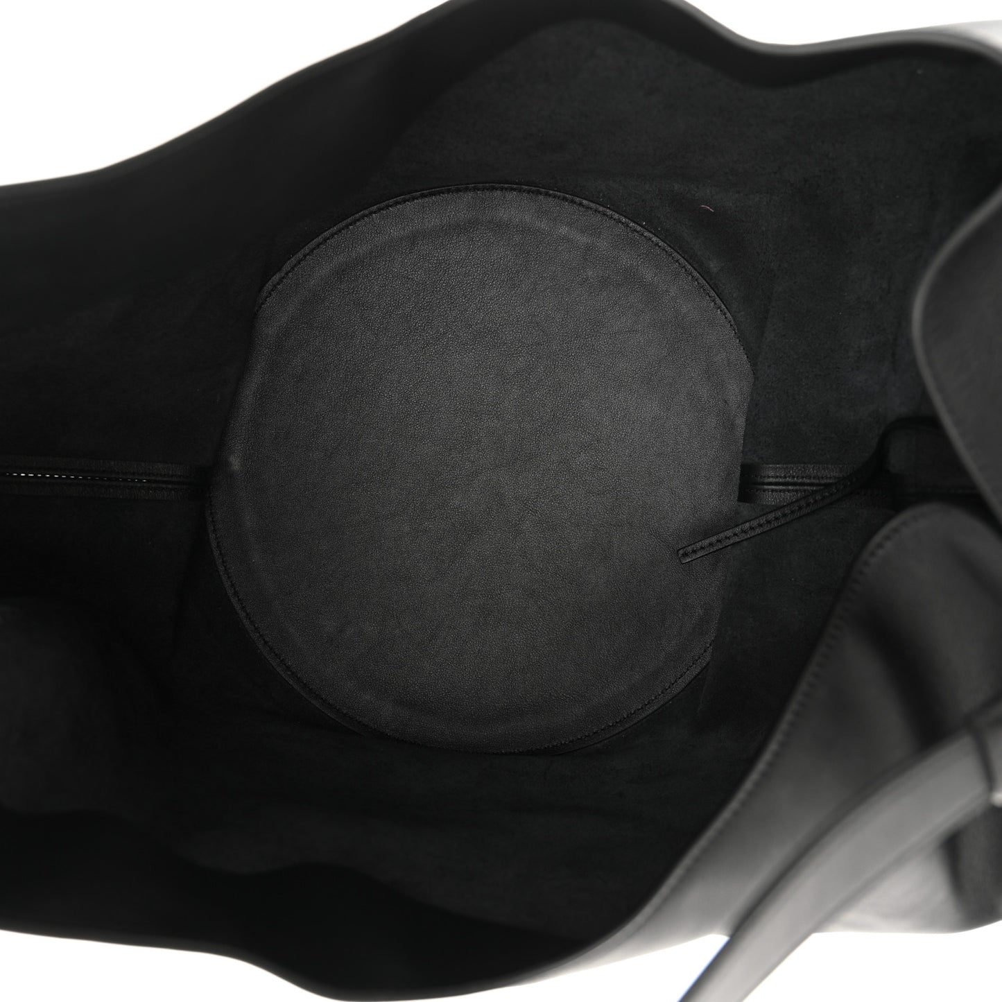 Calfskin Medium Lotus Tote Black
