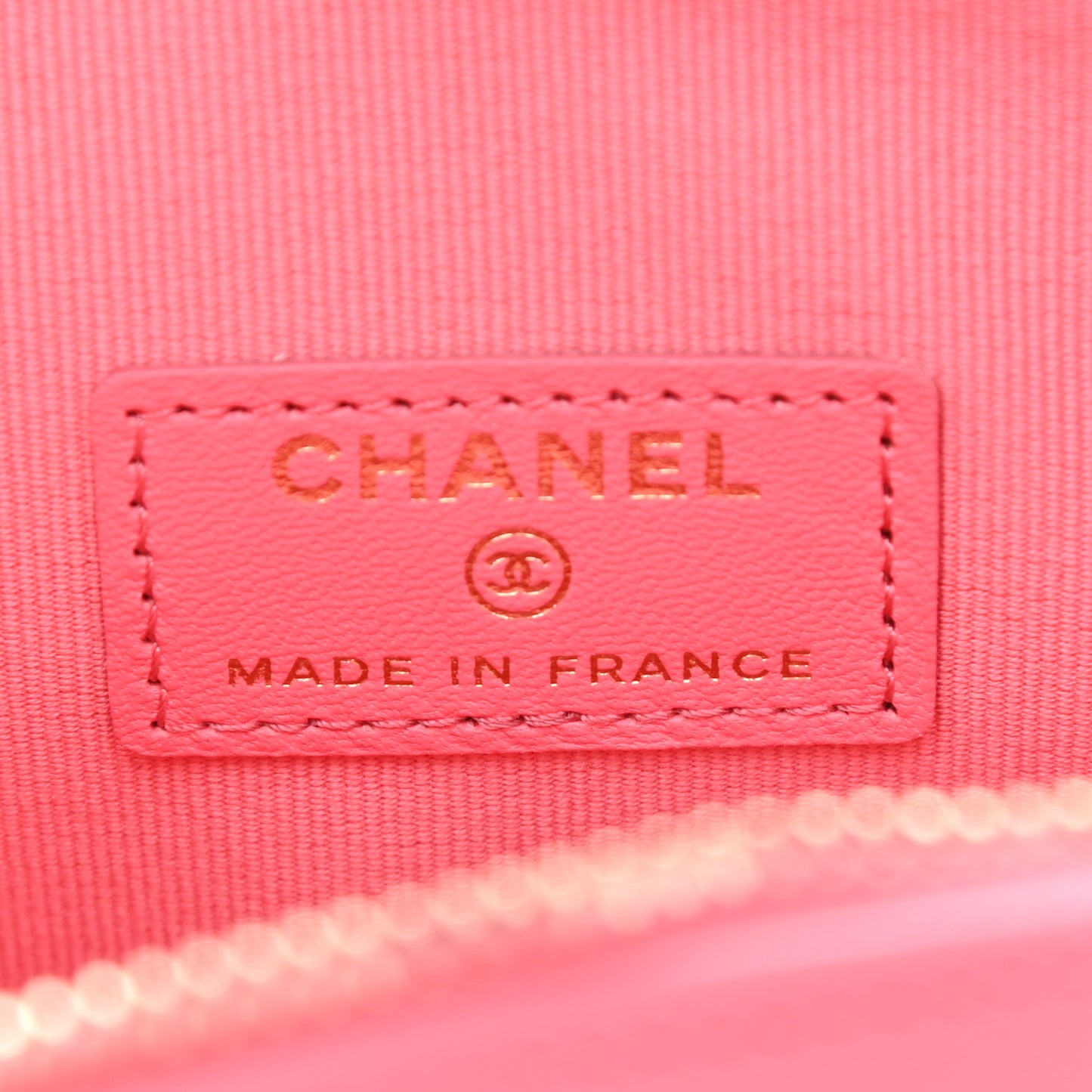 Lambskin Quilted CC In Love Heart Clutch With Chain Pink