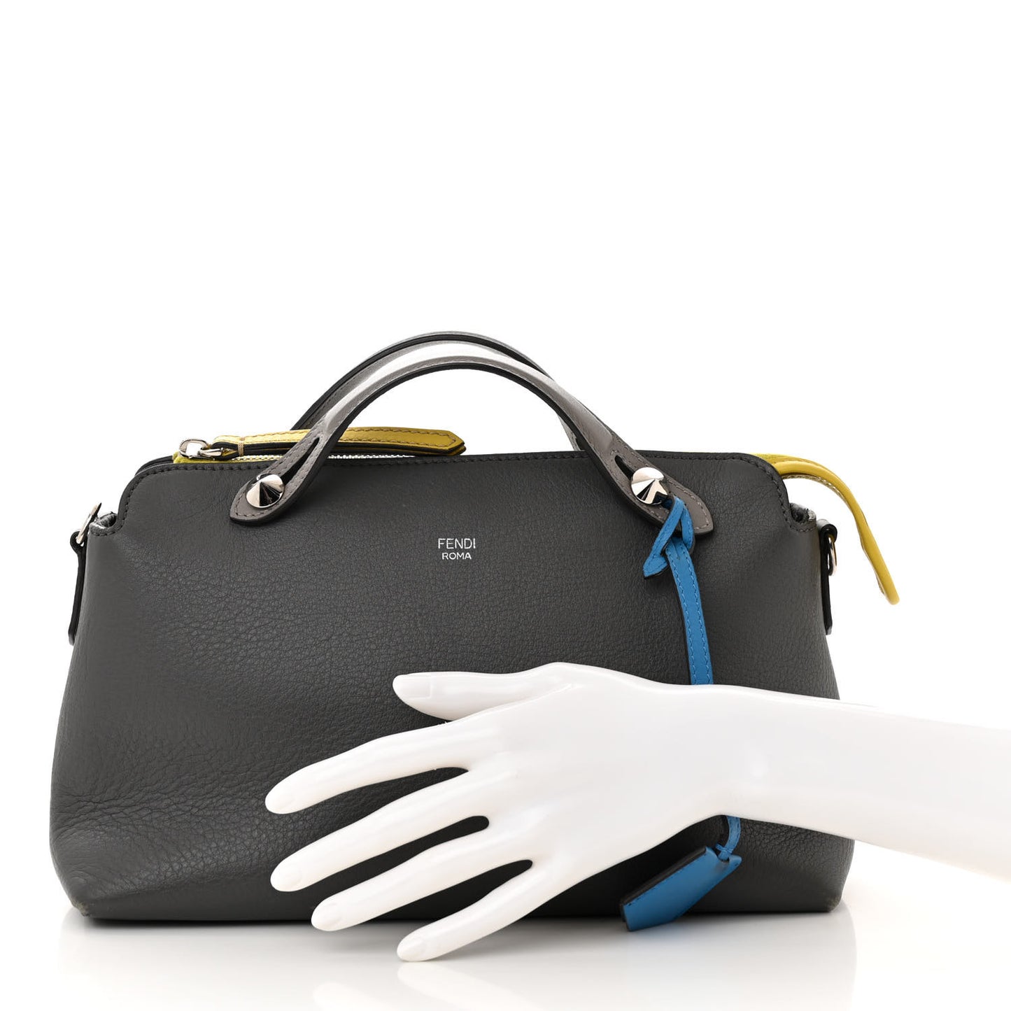 Vitello Dolce 5 Color Medium By The Way Boston Bag Grey Multicolor