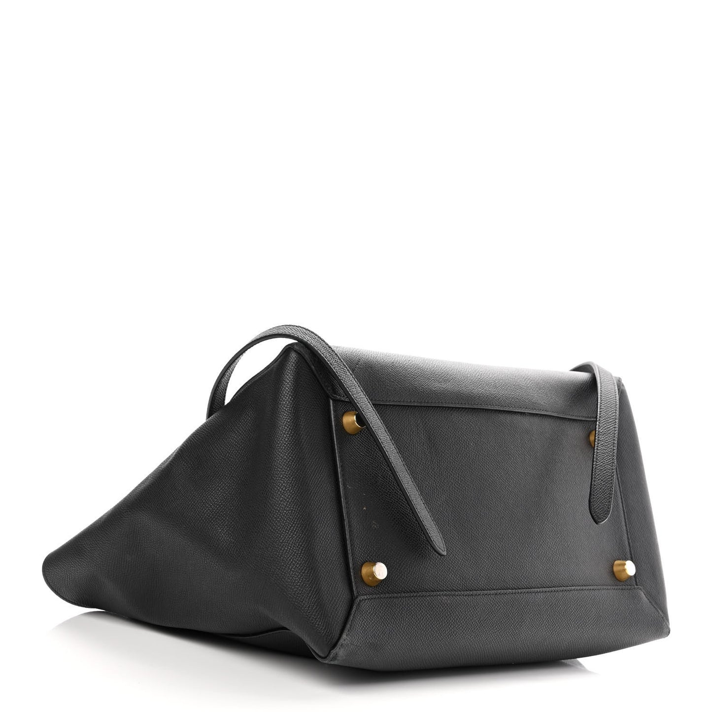 Grained Calfskin Small Belt Bag Black