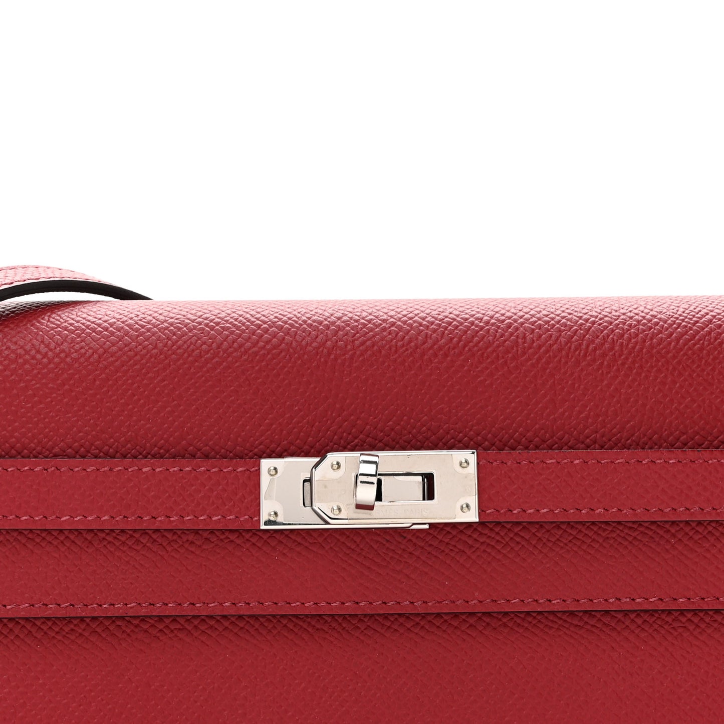 Epsom Kelly Wallet To Go Rouge Grenat