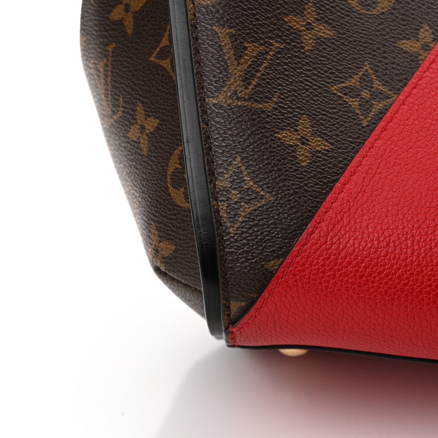 Calfskin Monogram Kimono Tote Cherry