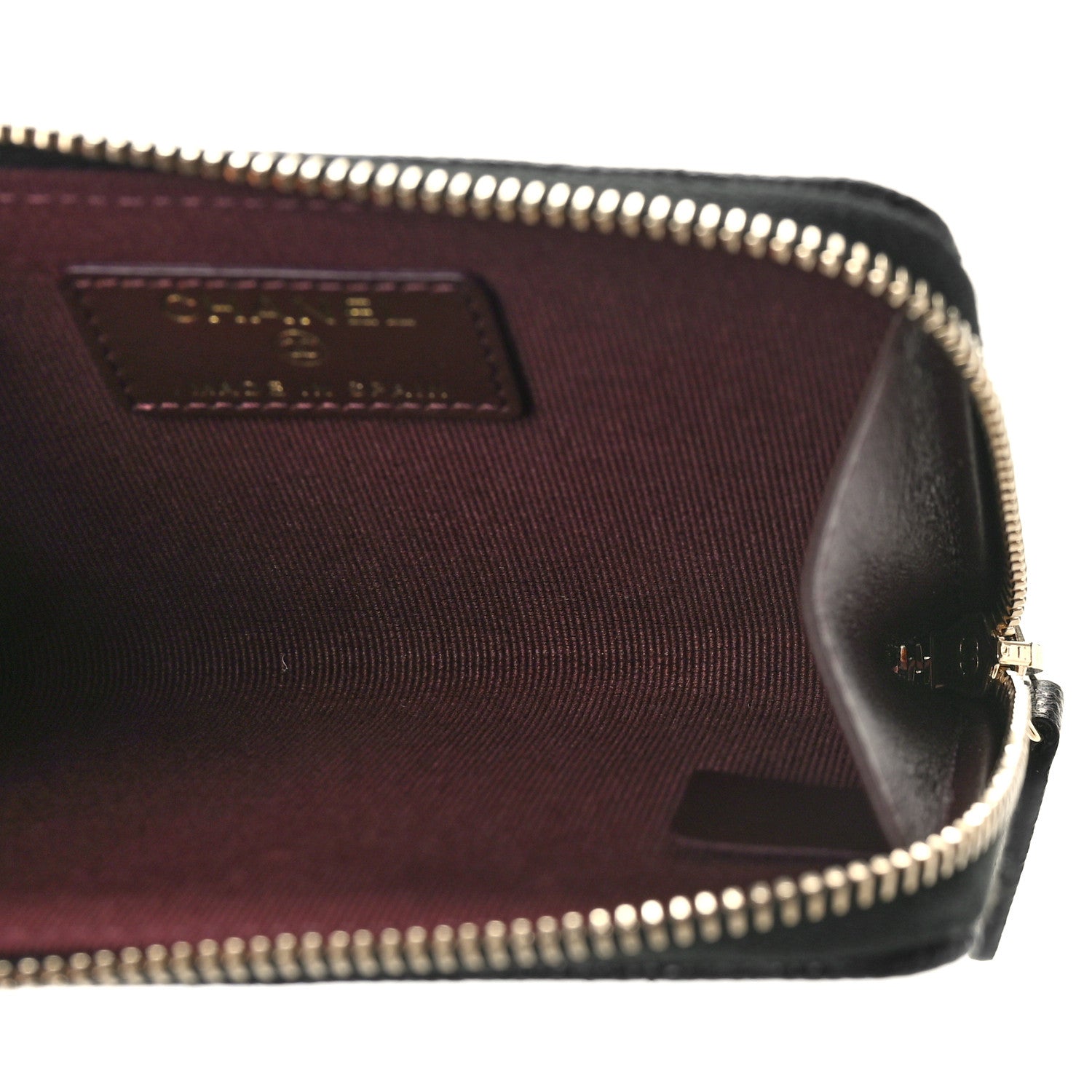 Chanel Caviar Quilted Zipped Key Holder Case Black 5 of 7