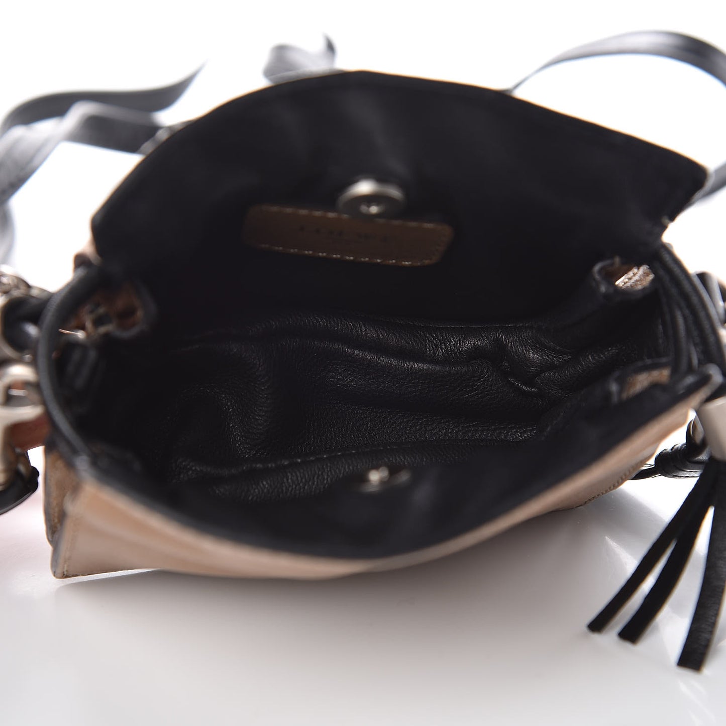 Calfskin Micro Flamenco Shoulder Bag Mink
