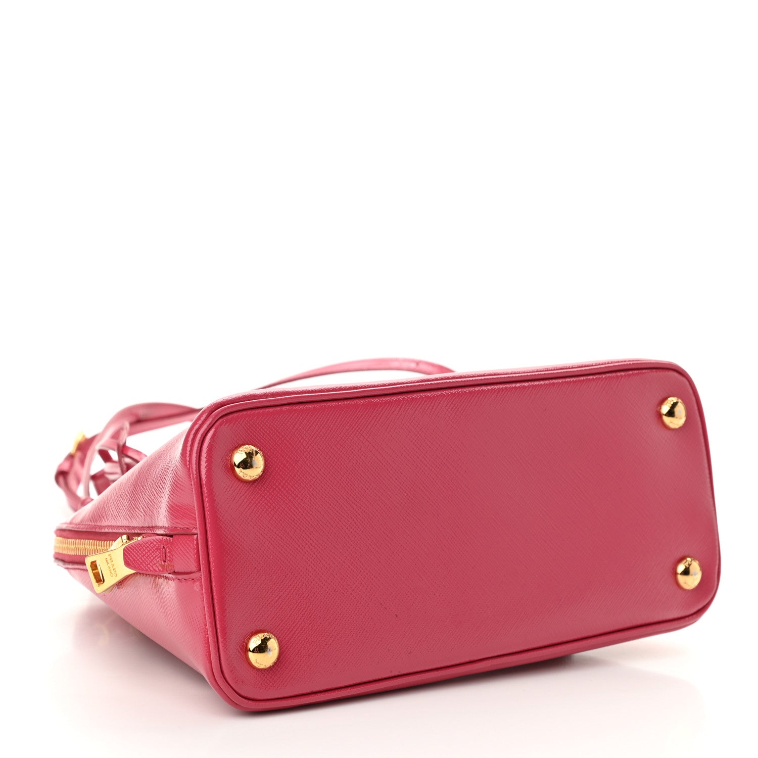 Prada Saffiano Lux Small Promenade Tote Peonia 4 of 9