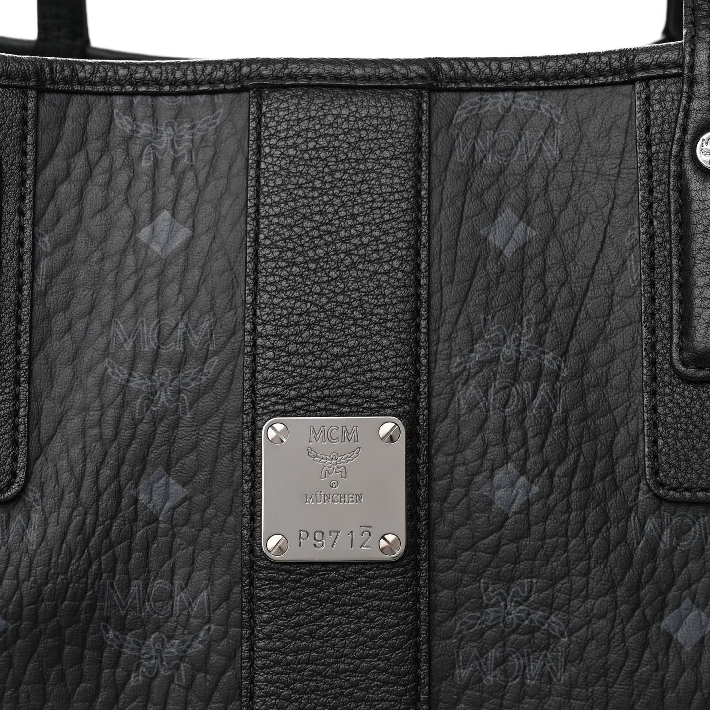 Visetos Large Liz Reversible Shopper Tote Black