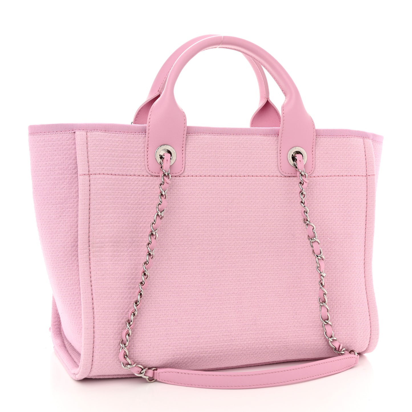 Mixed Fibers Small Deauville Tote Pink