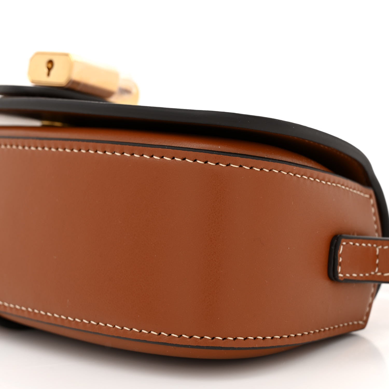 Celine Smooth Calfskin Tabou Clutch On Strap Tan 10 of 10
