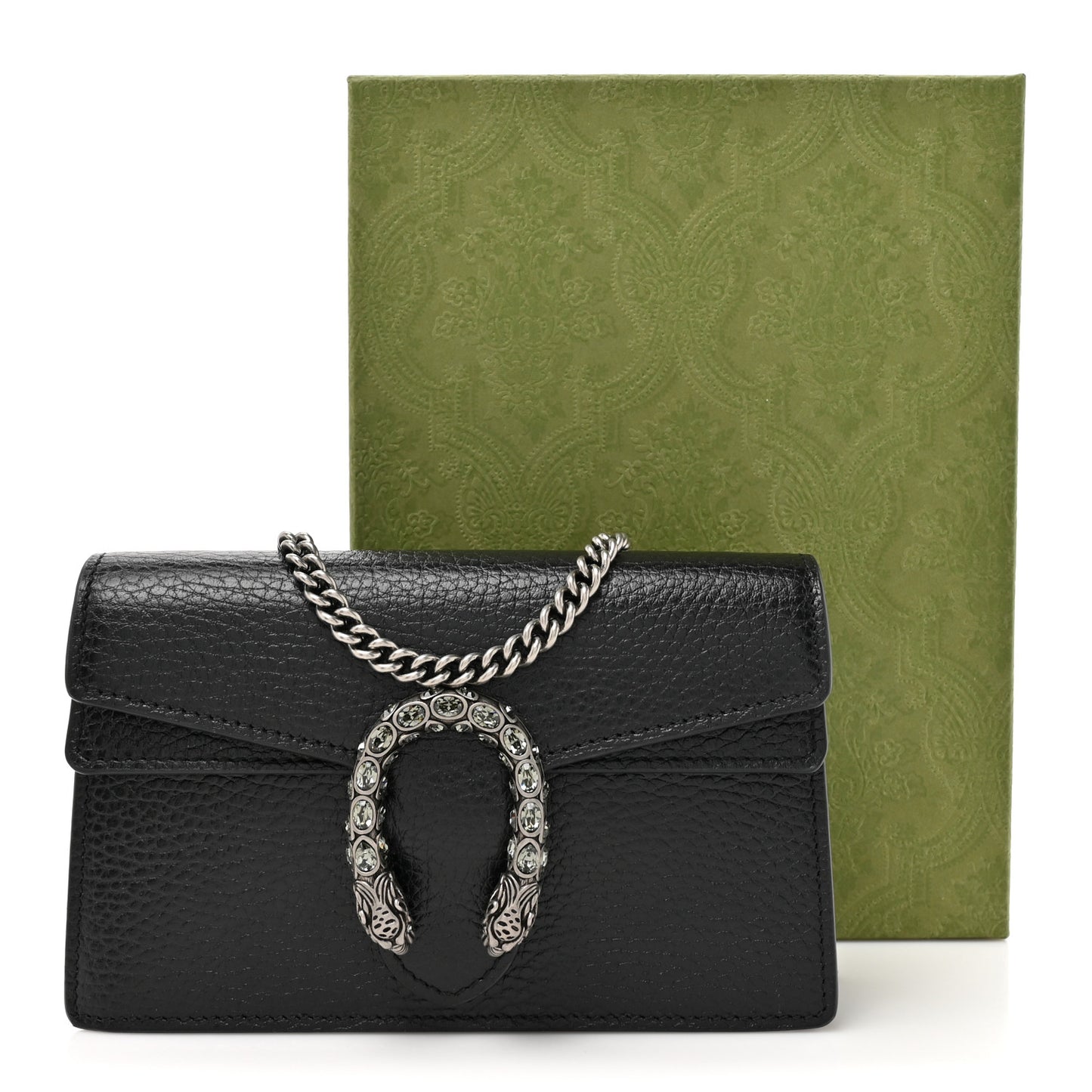 Calfskin Super Mini Dionysus Shoulder Bag Black