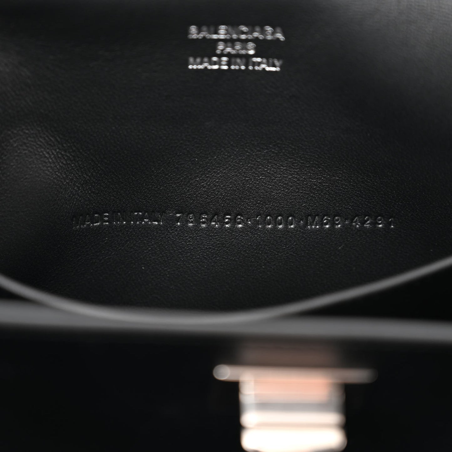 Natural Smooth Calfskin Mini Rodeo Top Handle Handbag Black