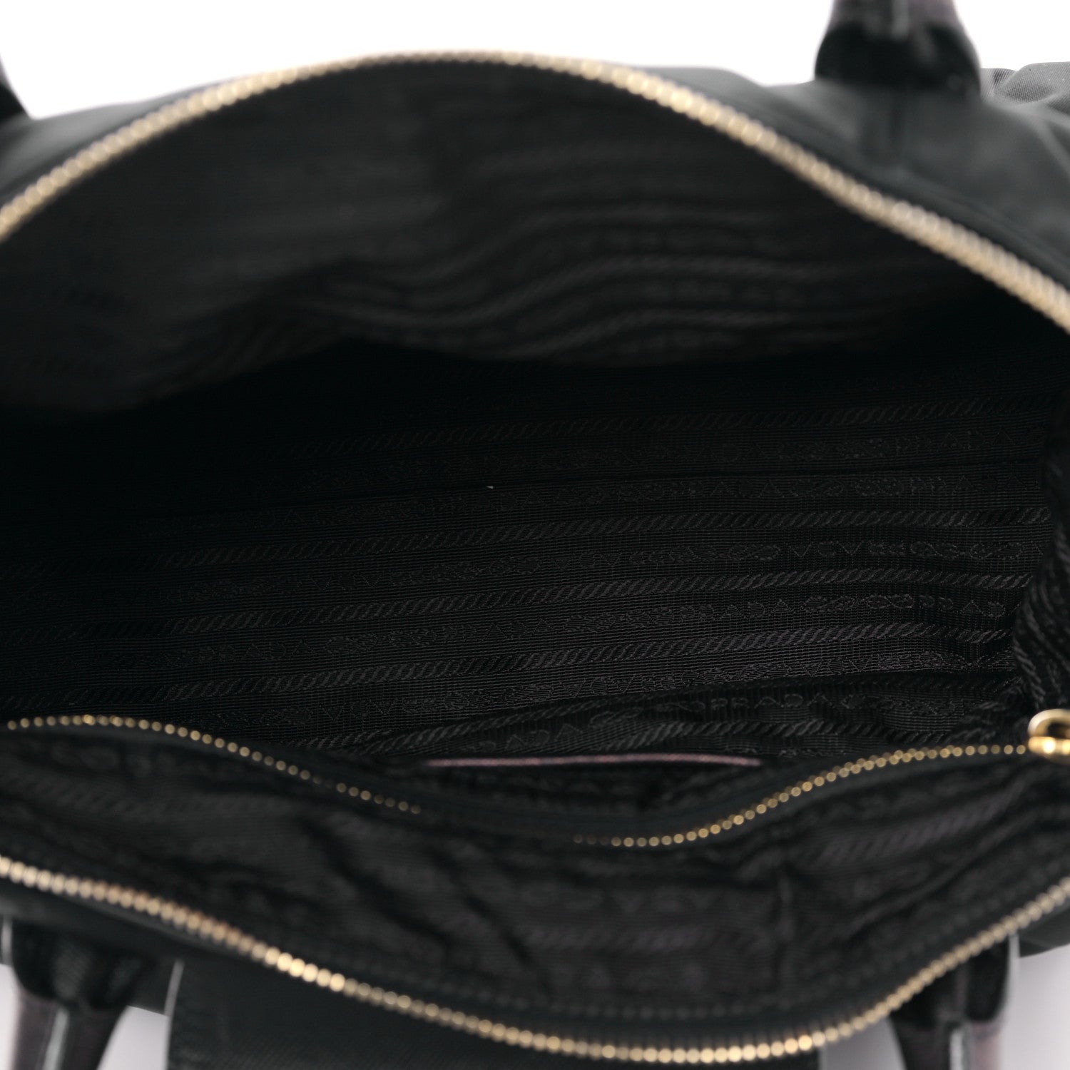 Prada Saffiano Tessuto Nylon Tote Black 5 of 8