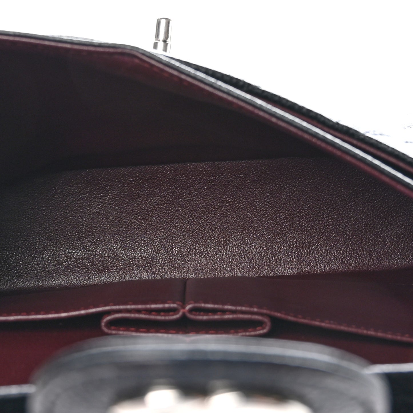 Caviar Quilted Small Double Flap Black