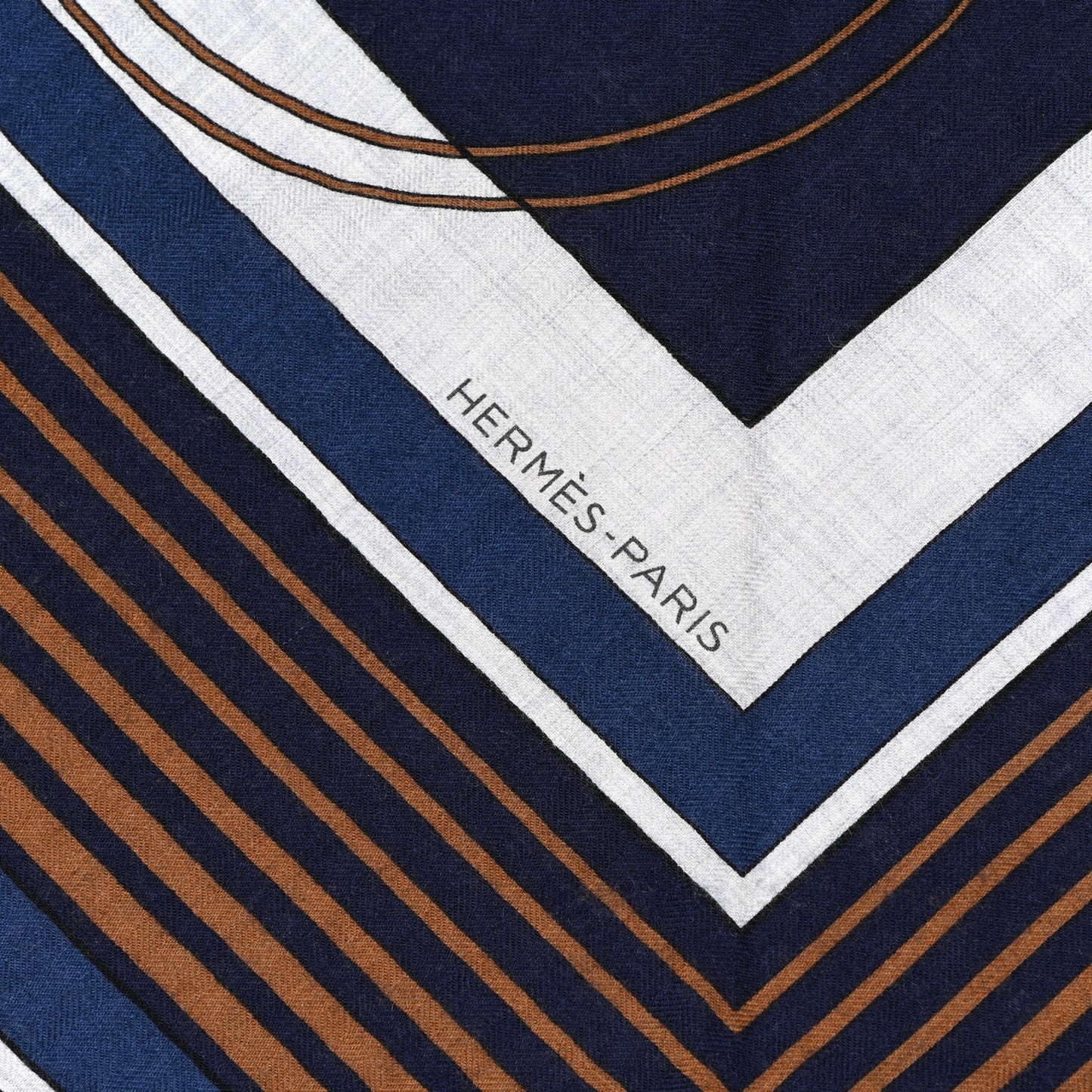 Cashmere Silk Ex-Libris Triangle Scarf