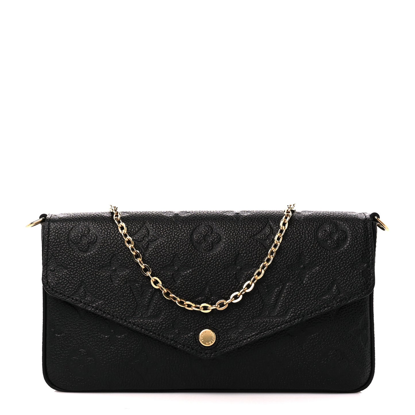 Empreinte Pochette Felicie Chain Wallet Black