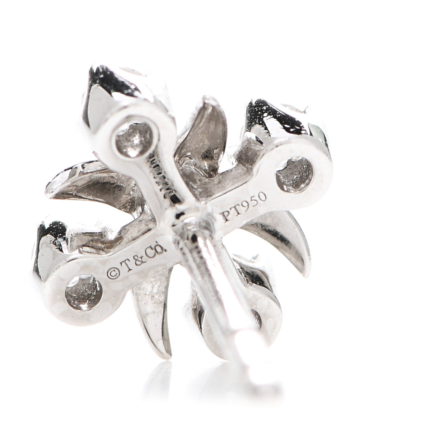 Platinum Diamond Schlumberger Lynn Earrings