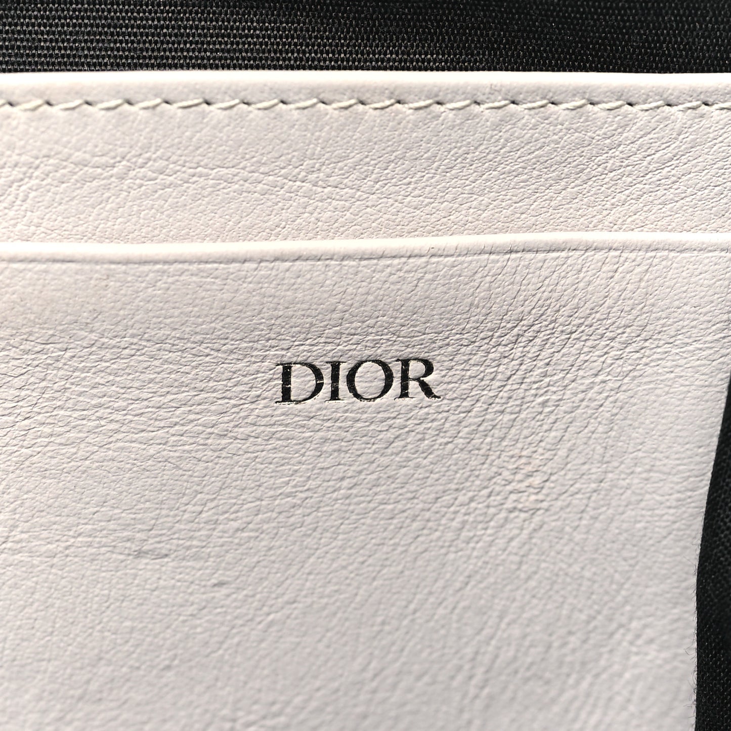 HOMME Grained Calfskin Playful Messenger Bag White