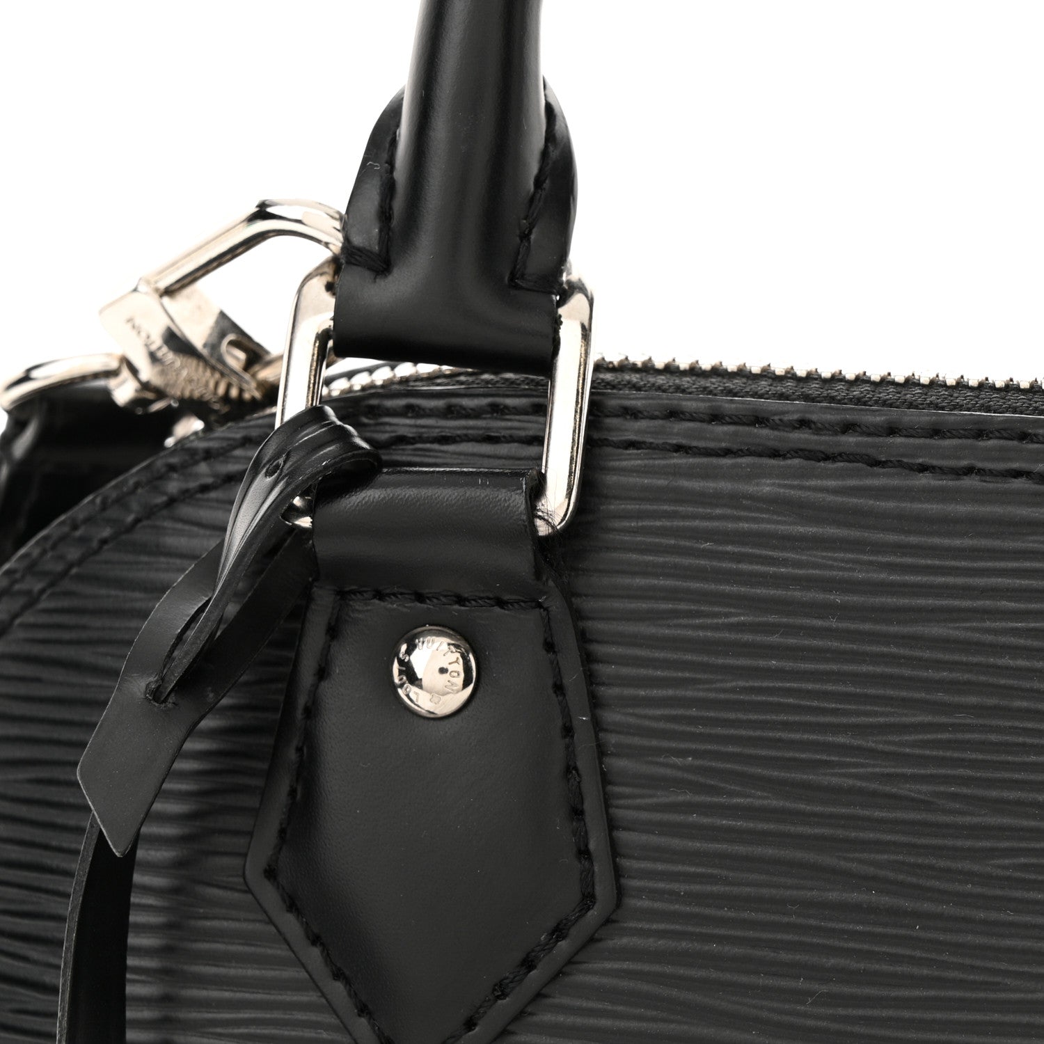 Louis Vuitton Epi Jacquard Alma BB Black 13 of 16