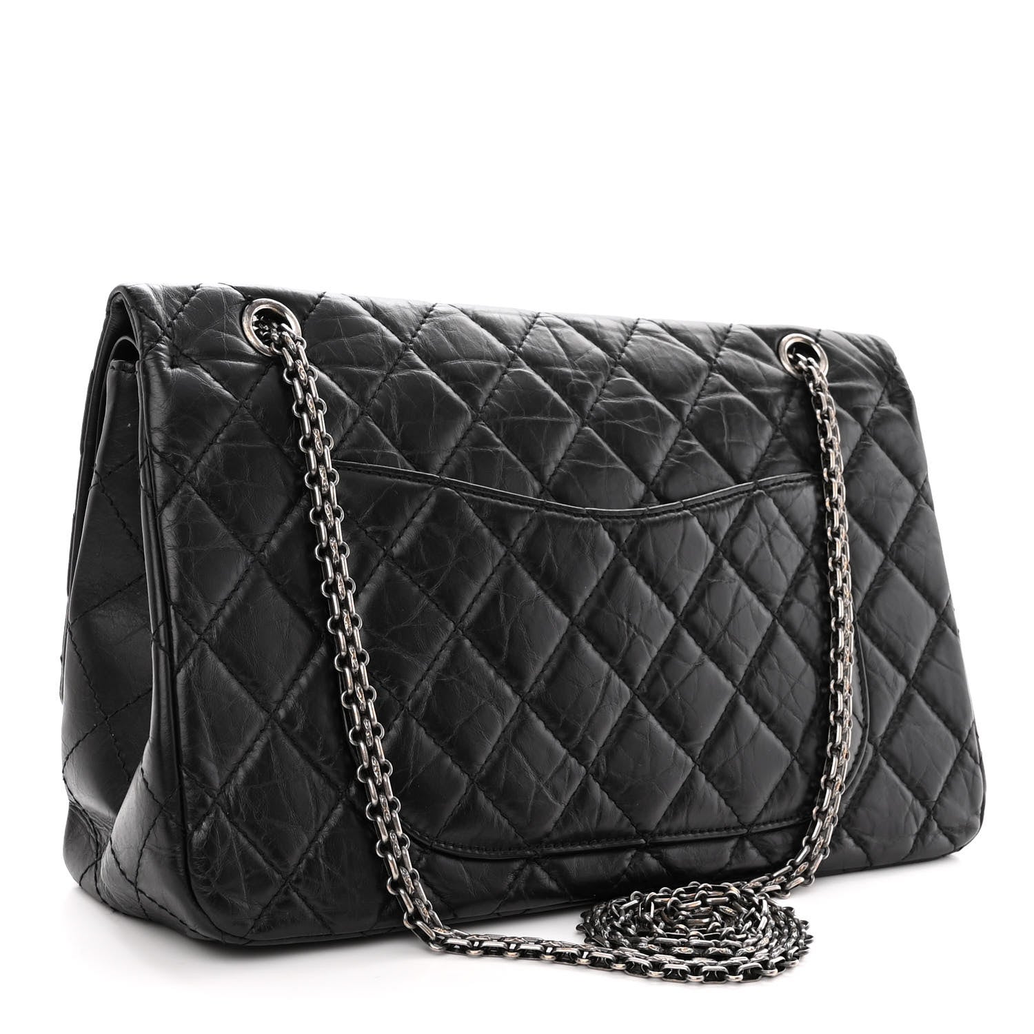 Chanel Aged Calfskin Quilted 2.55 Reissue 227 Flap Black 3 of 12