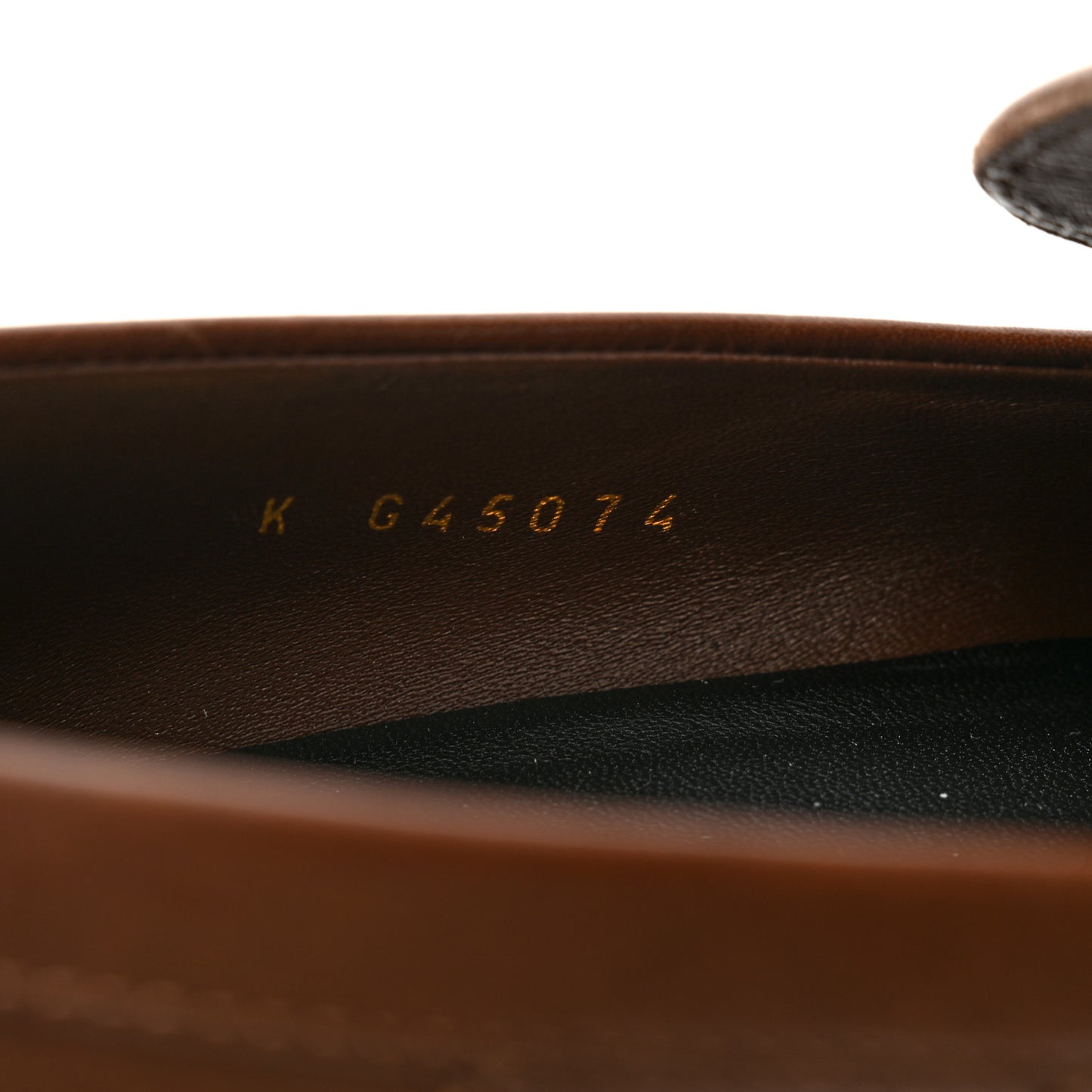 Calfskin Quilted CC Mocassin Loafers 38.5 Brown