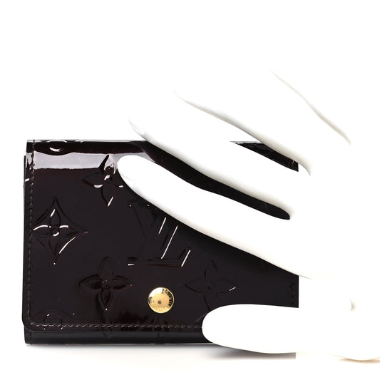 Vernis Business Card Holder Amarante