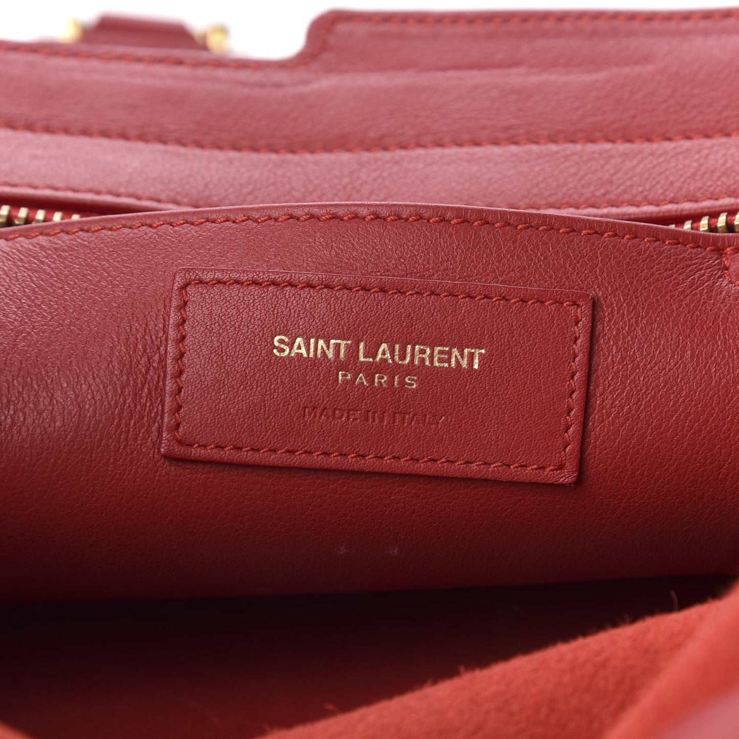 Smooth Calfskin Small Monogram Cabas New Red
